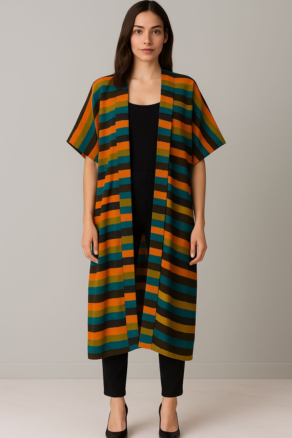 MULTICOLOUR KIMONO JACKET