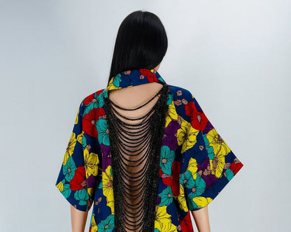 MULTICOLOUR KIMONO JACKET