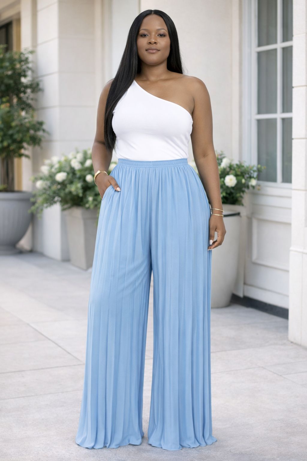 Noir Flow Palazzo Pant